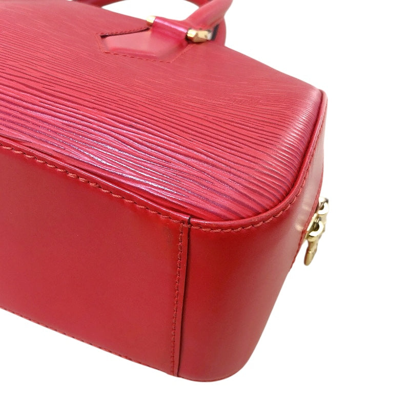 ルイ・ヴィトン LOUIS VUITTON ジャスミン M52087 レッド/ゴールド金具 エピレザー レディース ハンドバッグ