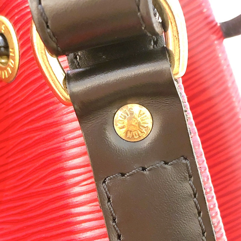 ルイ・ヴィトン LOUIS VUITTON プチノエ M44172 レッド　ゴールド金具 エピ レディース ショルダーバッグ
