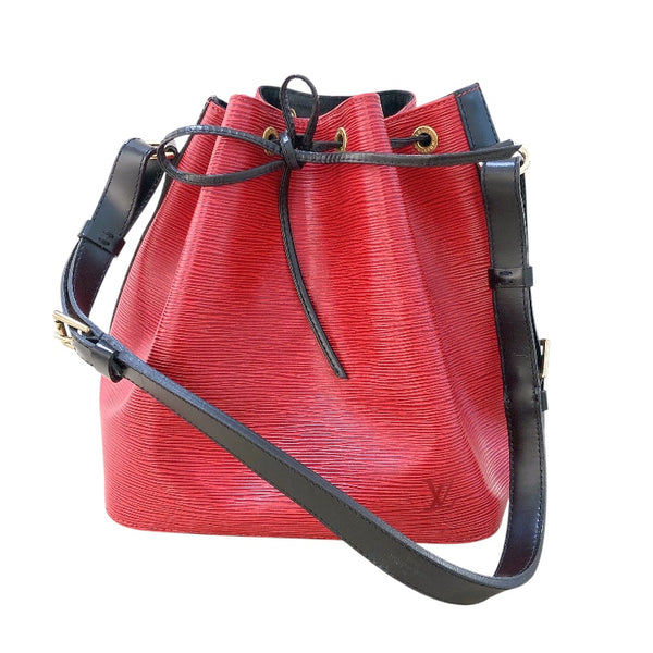 ルイ・ヴィトン LOUIS VUITTON プチノエ M44172 レッド　ゴールド金具 エピ レディース ショルダーバッグ