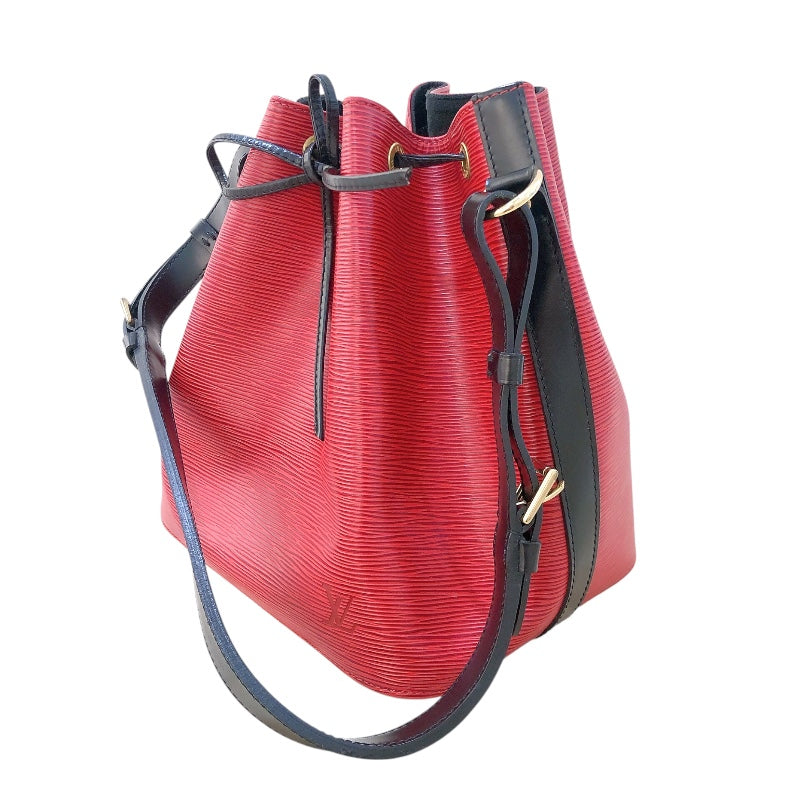ルイ・ヴィトン LOUIS VUITTON プチノエ M44172 レッド　ゴールド金具 エピ レディース ショルダーバッグ