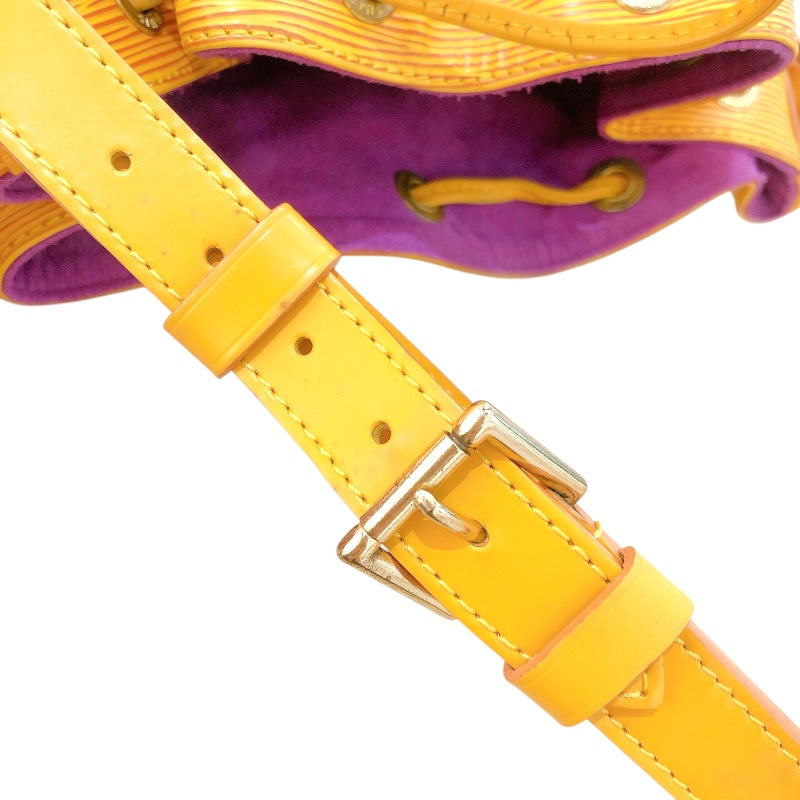 ルイ・ヴィトン LOUIS VUITTON プチノエ M44109 イエロー ゴールド金具 エピ レディース ショルダーバッグ