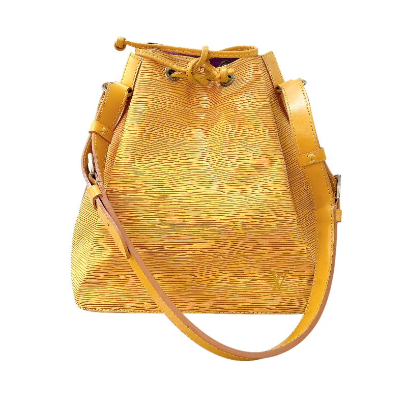 ルイ・ヴィトン LOUIS VUITTON プチノエ M44109 イエロー ゴールド金具 エピ レディース ショルダーバッグ
