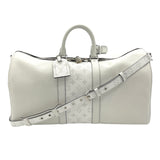 ルイ・ヴィトン LOUIS VUITTON キーポルバンドリエール50 M30885 ホワイト タイガラマ／ モノグラム ユニセックス ボストンバッグ