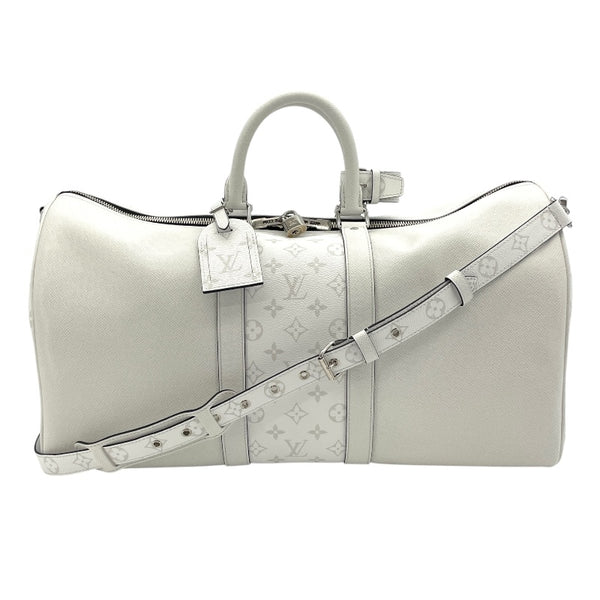 ルイ・ヴィトン LOUIS VUITTON キーポルバンドリエール50 M30885 ホワイト タイガラマ／ モノグラム ユニセックス ボストンバッグ