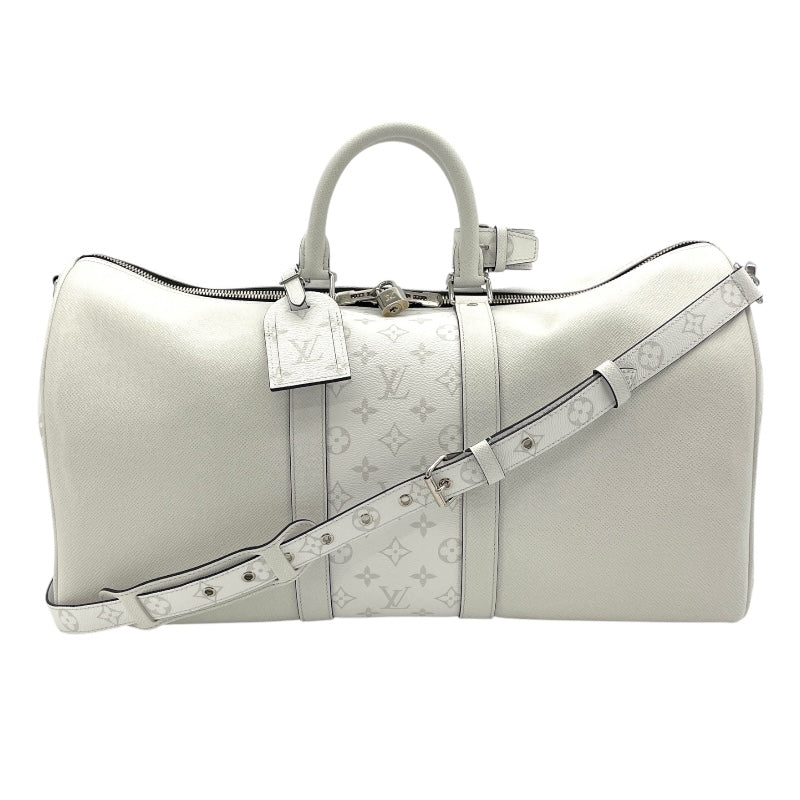 ルイ・ヴィトン LOUIS VUITTON キーポルバンドリエール50 M30885 ホワイト タイガラマ／ モノグラム ユニセックス ボストンバッグ