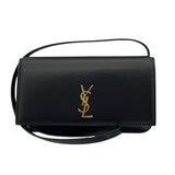 サンローラン SAINT LAURENT カサンドラ フォンホルダー 635095 ブラック レザー レディース ショルダーバッグ