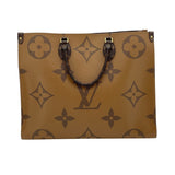 ルイ・ヴィトン LOUIS VUITTON オンザゴーGM M44576 ブラウン ジャイアント・リバース レディース トートバッグ