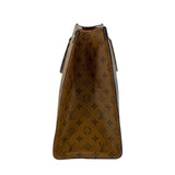 ルイ・ヴィトン LOUIS VUITTON オンザゴーGM M44576 ブラウン ジャイアント・リバース レディース トートバッグ