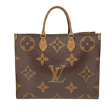 ルイ・ヴィトン LOUIS VUITTON オンザゴーGM M44576 ブラウン ジャイアント・リバース レディース トートバッグ