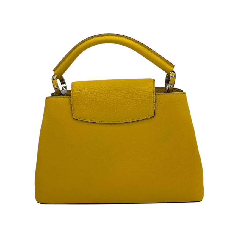 ルイ・ヴィトン LOUIS VUITTON カプシーヌBB M59434 イエロー トリヨンレザー レディース ショルダーバッグ