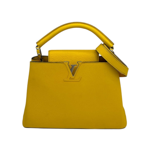 ルイ・ヴィトン LOUIS VUITTON カプシーヌBB M59434 イエロー トリヨンレザー レディース ショルダーバッグ