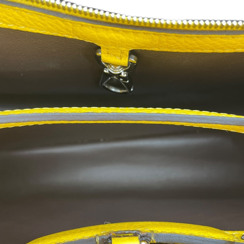 ルイ・ヴィトン LOUIS VUITTON カプシーヌBB M59434 イエロー トリヨンレザー レディース ショルダーバッグ