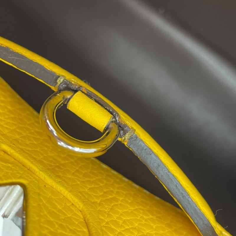 ルイ・ヴィトン LOUIS VUITTON カプシーヌBB M59434 イエロー トリヨンレザー レディース ショルダーバッグ