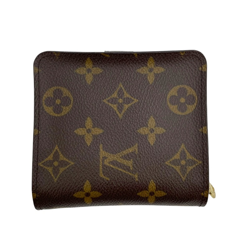 ルイ・ヴィトン LOUIS VUITTON コンパクトジップ M61667 ブラウン
