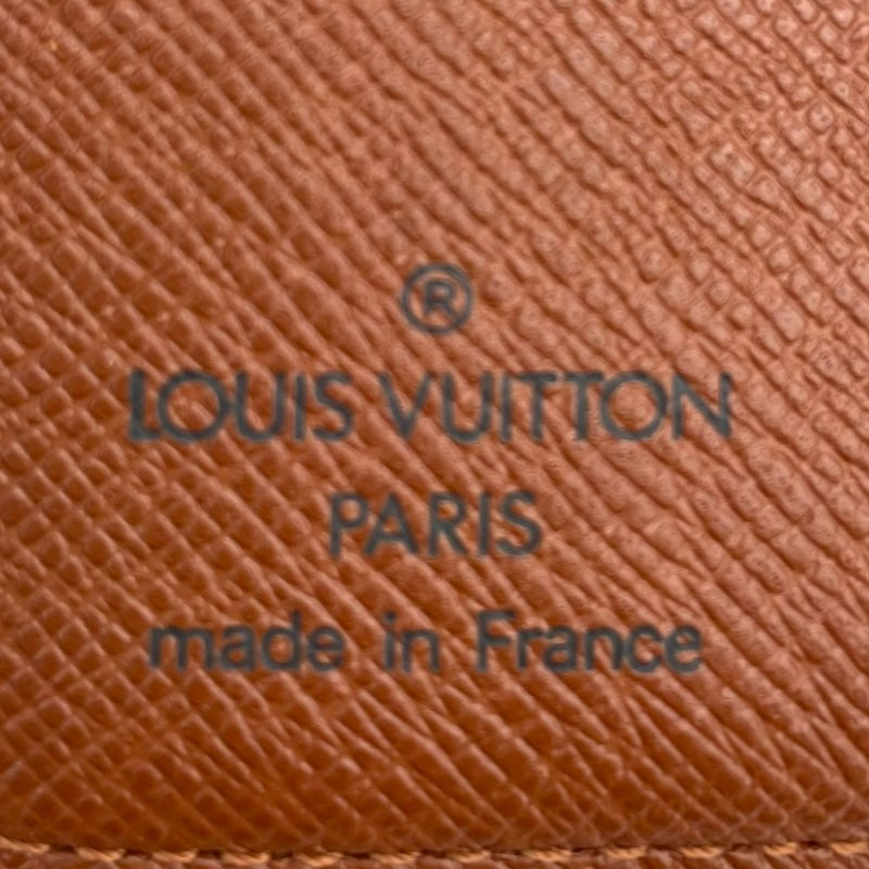 ルイ・ヴィトン LOUIS VUITTON コンパクトジップ M61667 ブラウン モノグラム・キャンバス ユニセックス 二つ折り財布
