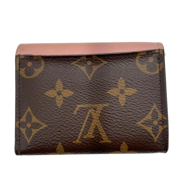 ルイ・ヴィトン LOUIS VUITTON ポルトフォイユ・ゾエ M62933 ローズ・バレリーヌ モノグラム・キャンバス レディース 三つ折り財布