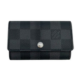 ルイ・ヴィトン LOUIS VUITTON ミュルティクレ6 N62662 ブラック ダミエ・グラフィット・キャンバス メンズ キーケース