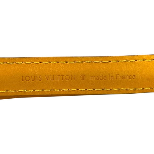 ルイ・ヴィトン LOUIS VUITTON イエロー レザー ユニセックス ショルダーストラップ