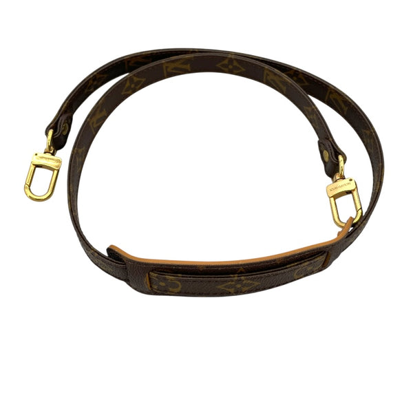 ルイ・ヴィトン LOUIS VUITTON ストラップ ブラウン モノグラム ユニセックス ショルダーストラップ
