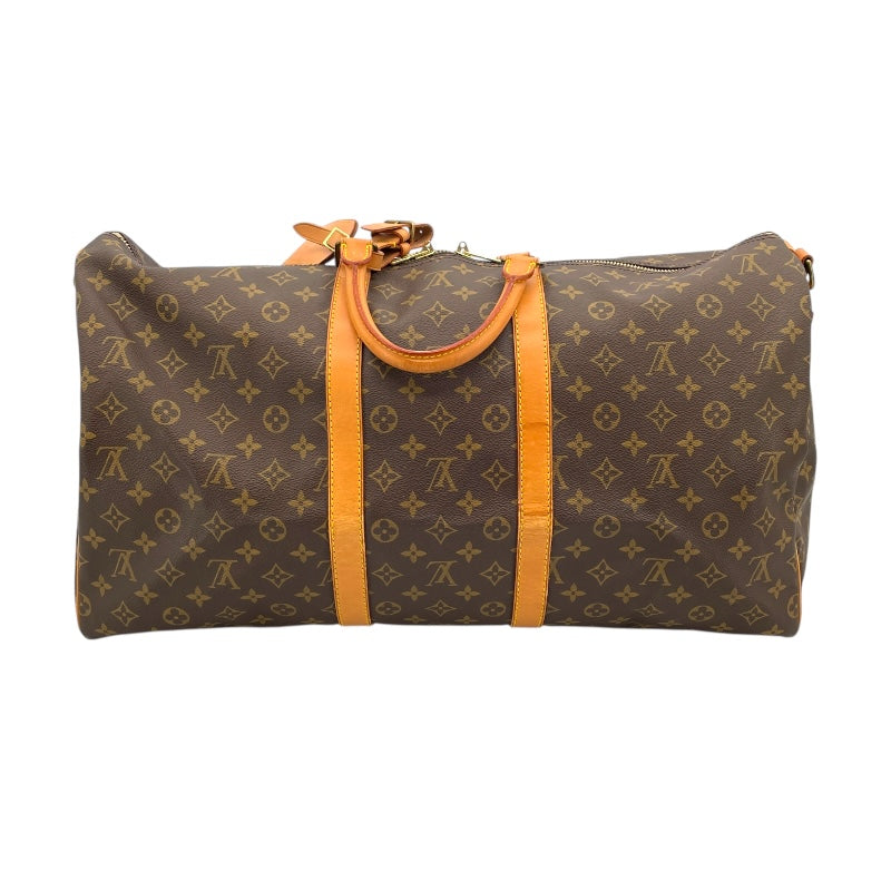 ルイ・ヴィトン LOUIS VUITTON キーポル・バンドリエール 55 M41414 ブラウン モノグラムキャンバス ユニセックス ボストンバッグ