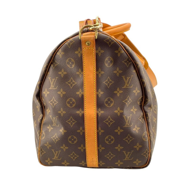 ルイ・ヴィトン LOUIS VUITTON キーポル・バンドリエール 55 M41414 ブラウン モノグラムキャンバス ユニセックス ボストンバッグ