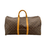 ルイ・ヴィトン LOUIS VUITTON キーポル55 M41424  ブラウン モノグラムキャンバス ユニセックス ボストンバッグ
