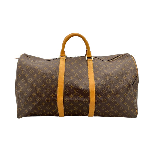 ルイ・ヴィトン LOUIS VUITTON キーポル55 M41424  ブラウン モノグラムキャンバス ユニセックス ボストンバッグ
