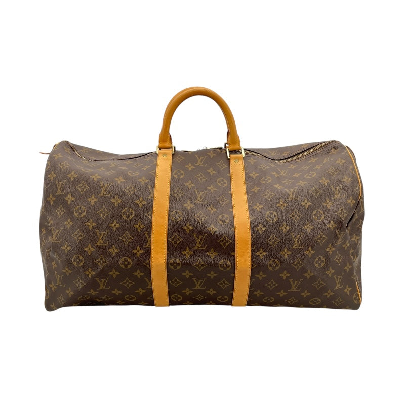 ルイ・ヴィトン LOUIS VUITTON キーポル55 M41424  ブラウン モノグラムキャンバス ユニセックス ボストンバッグ