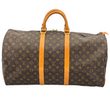 ルイ・ヴィトン LOUIS VUITTON キーポル55 M41424 ブラウン モノグラム ユニセックス ボストンバッグ