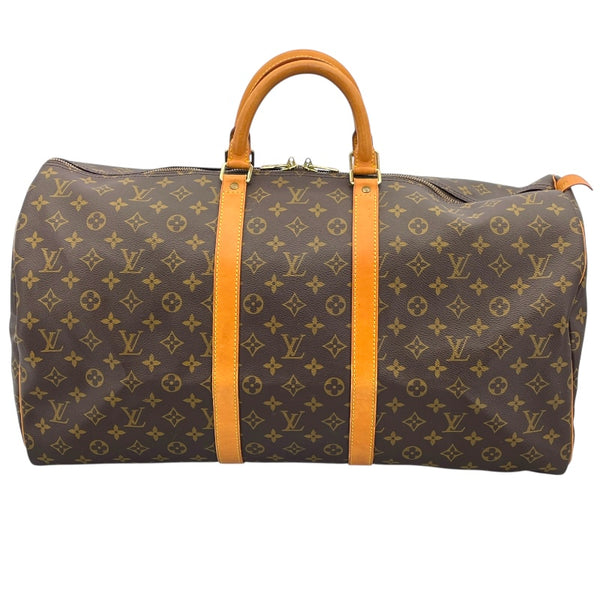 ルイ・ヴィトン LOUIS VUITTON キーポル55 M41424 ブラウン モノグラム ユニセックス ボストンバッグ