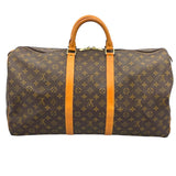 ルイ・ヴィトン LOUIS VUITTON キーポル55 M41424 ブラウン モノグラム ユニセックス ボストンバッグ