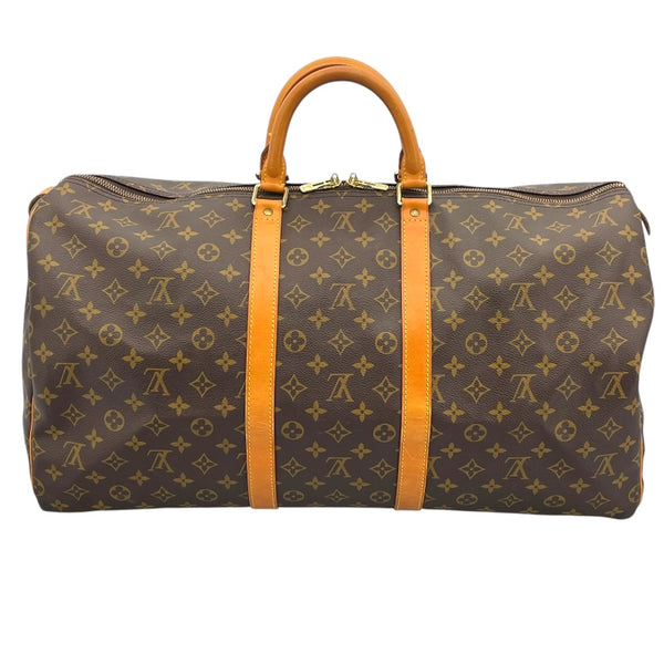 ルイ・ヴィトン LOUIS VUITTON キーポル55 M41424 ブラウン モノグラム ユニセックス ボストンバッグ