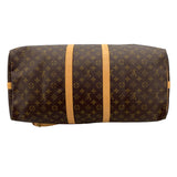 ルイ・ヴィトン LOUIS VUITTON キーポル・バンドリエール 55 M41414 ブラウン モノグラムキャンバス ユニセックス ボストンバッグ