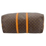 ルイ・ヴィトン LOUIS VUITTON キーポル・バンドリエール 55 M41414 ブラウン モノグラムキャンバス ユニセックス ボストンバッグ