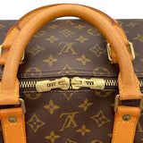 ルイ・ヴィトン LOUIS VUITTON キーポル・バンドリエール 55 M41414 ブラウン モノグラムキャンバス ユニセックス ボストンバッグ