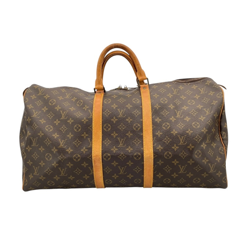 ルイ・ヴィトン LOUIS VUITTON キーポル55 M41424 ブラウン モノグラムキャンバス ユニセックス ボストンバッグ