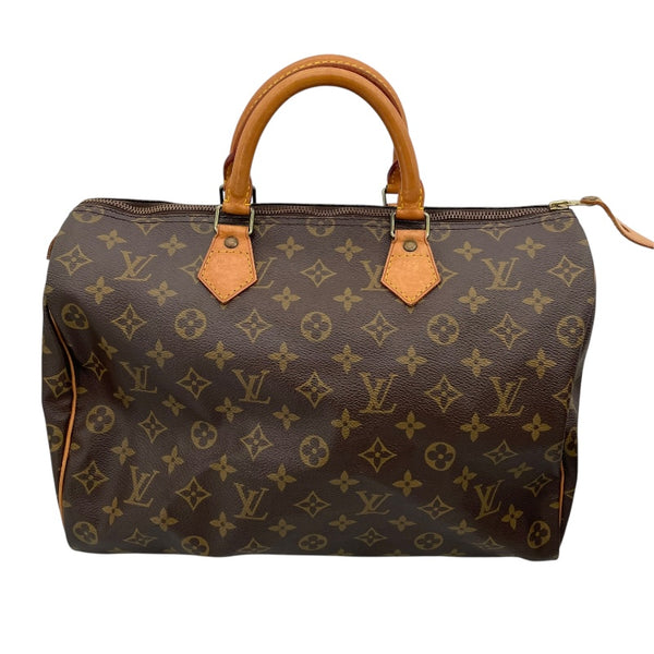 ルイ・ヴィトン LOUIS VUITTON スピーディー35 M41524 ブラウン モノグラム・キャンバス レディース ハンドバッグ