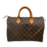 ルイ・ヴィトン LOUIS VUITTON スピーディー35 M41524 ブラウン モノグラム・キャンバス レディース ハンドバッグ