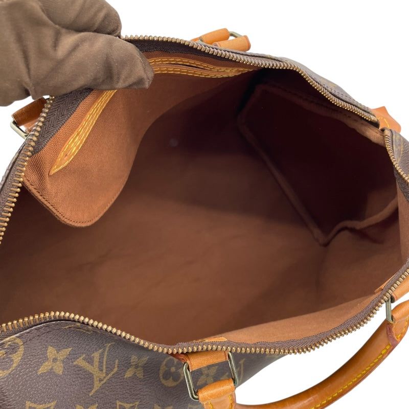 ルイ・ヴィトン LOUIS VUITTON スピーディー35 M41524 ブラウン モノグラム・キャンバス レディース ハンドバッグ