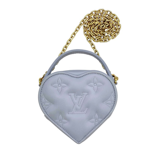 ルイ・ヴィトン LOUIS VUITTON ポップマイハートポーチ M82041 ライトパープル バブルグラム レディース ショルダーバッグ