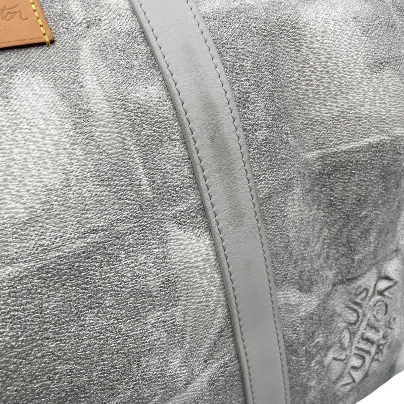 ルイ・ヴィトン LOUIS VUITTON キーポル・バンドリエール50 N50069 グレー ダミエ・ソルト メンズ ボストンバッグ