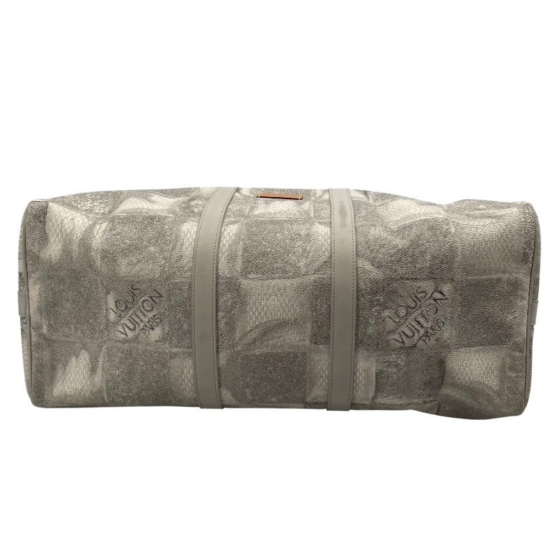 ルイ・ヴィトン LOUIS VUITTON キーポル・バンドリエール50 N50069 グレー ダミエ・ソルト メンズ ボストンバッグ