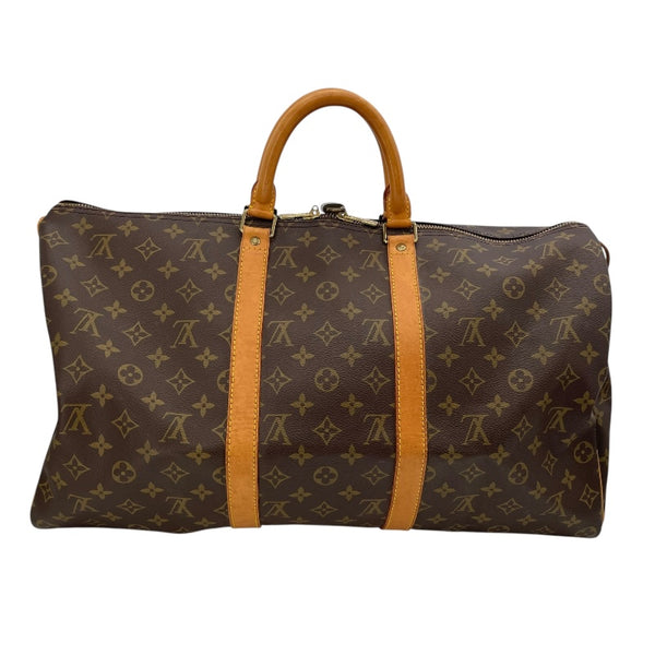 ルイ・ヴィトン LOUIS VUITTON キーポル50 M41426 ブラウン モノグラム・キャンバス ユニセックス ボストンバッグ
