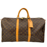 ルイ・ヴィトン LOUIS VUITTON キーポル50 M41426 ブラウン モノグラム・キャンバス ユニセックス ボストンバッグ