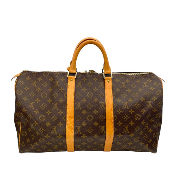 ルイ・ヴィトン LOUIS VUITTON キーポル50 M41426 ブラウン モノグラム・キャンバス ユニセックス ボストンバッグ