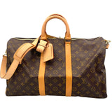 ルイ・ヴィトン LOUIS VUITTON キーポル・バンドリエール45 M41418 ブラウン モノグラム・キャンバス ユニセックス ボストンバッグ