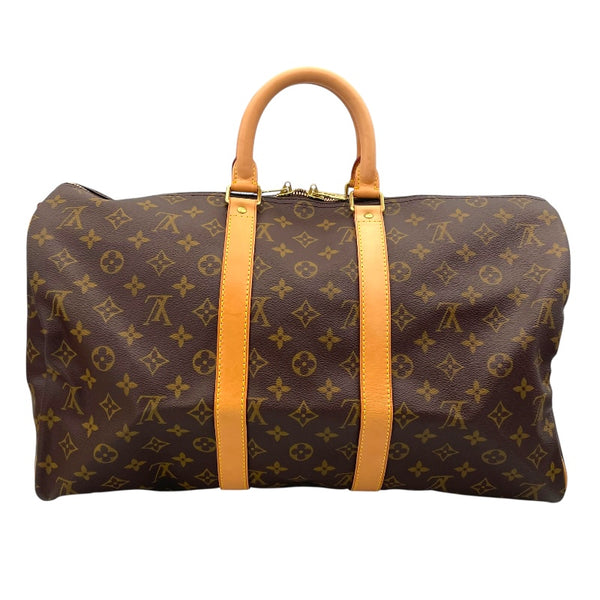 ルイ・ヴィトン LOUIS VUITTON キーポル・バンドリエール45 M41418 ブラウン モノグラム・キャンバス ユニセックス ボストンバッグ