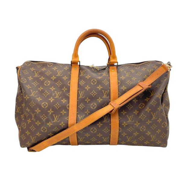 ルイ・ヴィトン LOUIS VUITTON キーポルバンドリエール50 M41416 ブラウン モノグラムキャンバス ユニセックス ボストンバッグ