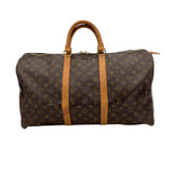 ルイ・ヴィトン LOUIS VUITTON キーポル50 M41426 ブラウン モノグラム ユニセックス ボストンバッグ