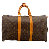 ルイ・ヴィトン LOUIS VUITTON キーポル45 M41428 ブラウン モノグラム レディース ボストンバッグ